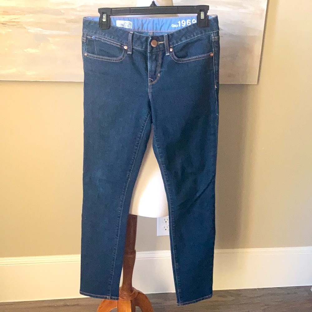 Gap 1969 “always skinny” dark blue denim jeans